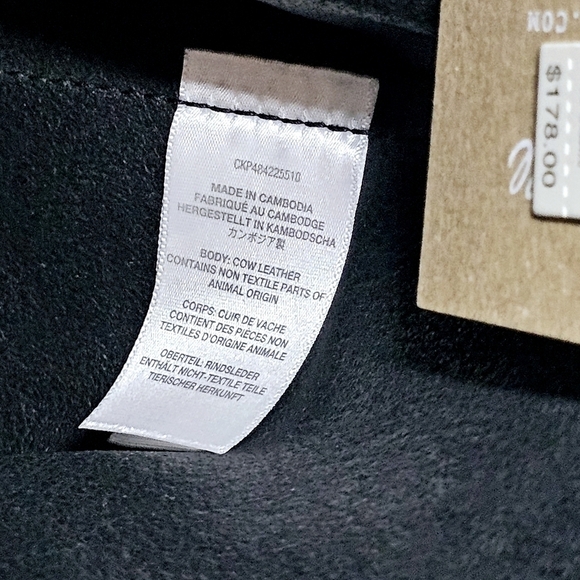 New! Madewell The Essential Bucket Tote in True Black Leather - Picture 15 of 16